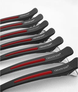 Set van 12 Professionele Haarspeldjes voor Kappers en Thuisgebruik met Antislip Siliconen Band — thumbnail 5