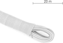 20 meter waslijn voor buiten - scheurvast en duurzaam, perfect voor huishouden, tuin en camping — thumbnail 5