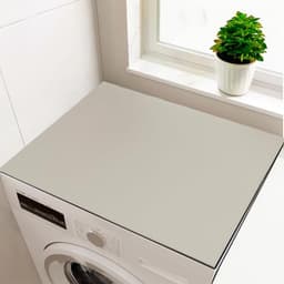 Set van 2 Antislip Wasmachine Onderzetters Beige 60x60 cm Op Maat Te Snijden — thumbnail 2
