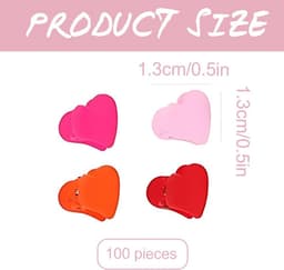 100 stuks Mini Haarspeldjes en Klauwklemmen - Kleine Plastic Haarklemmen voor Meisjes en Dames — thumbnail 5