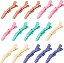 15x Professionele Haarclips voor Stylen en Secties - Krokodillip Klemmen voor Vrouwen — thumbnail 1
