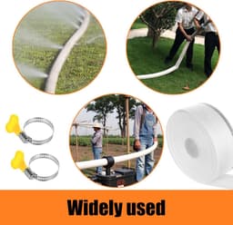 Flexibele Afvoerslang 32mm x 10m voor Dompelpomp en Vuilwater - Inclusief Klemmen — thumbnail 5