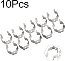 10x Zware Borstelhouder Clips voor Gereedschap - Open Type Veer Klemmen — thumbnail 2