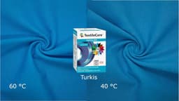 Wasmachine kleurstof - Textielverf - Kleding opfrissen - Voor katoen en gemengde vezels - 350 gram - Turkoois — thumbnail 2