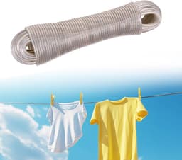 30 meter waslijn voor binnen en buiten drogen van kleding — thumbnail 1