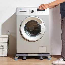SNJY® Wasmachine Verhoger - Wasmachine Kast - Wasmachine Ombouw - 42B-66B x 10H-13H cm - Grijs — thumbnail 2