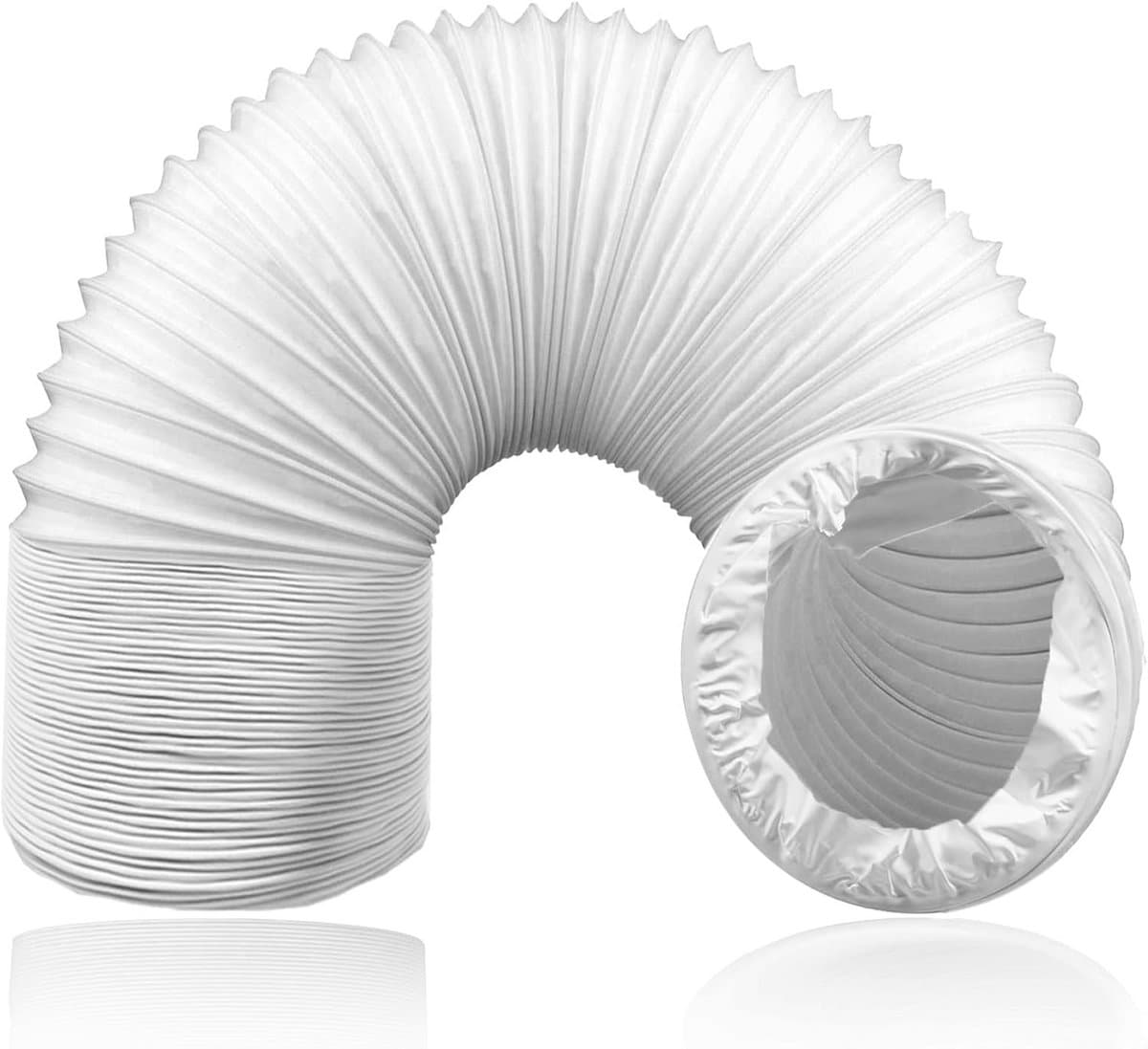 Flexibele Afvoerslang voor Airconditioning Universeel 152 mm x 3 Meter Wit — afbeelding 1
