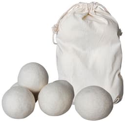 10 Stuks Wollen Droogballen - 4 Cm - Met Opbergzak - Wasdrogerballen - Wasbollen - Duurzaam - Wasdroger Ballen - Absorberen Vocht - Geschikt Voor Dons, Verkort De Droogtijd - Geschikt Voor De Wasdroger - Wit — thumbnail 2
