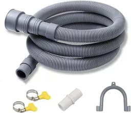 Afvoerslang voor wasmachine, universele afvoerslang, afvoerslang voor wasmachine, waterafvoerslang, universele afvoer voor wasmachines en vaatwassers (3 m) — thumbnail 1