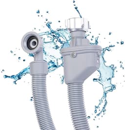 Water-toevoerslang voor Wasmachines - Aanvoerslang - 2.5M - 3/4-inch Aansluiting - voor Wasmachines en Vaatwassers — thumbnail 4