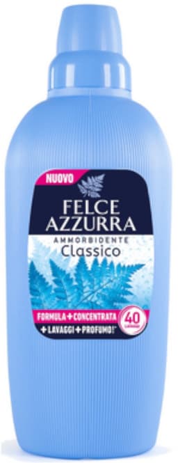 Felce Azzurra Ammorbidente 2000 ml – Classico – 40 wasbeurten – Italiaanse wasverzachter met klassieke geur — thumbnail 1
