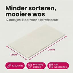 Cheqo® Kleurdoekjes - Wasdoekjes - Kleurdoekjes Wasmachine - Wasdoekjes Wasmachine - Anti Kleurdoorloop Doekjes - Kleurvanger Doekjes - Kleurvanger Was - Kleur Absorberende Doekjes — thumbnail 5