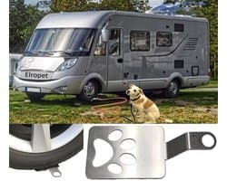 Grondanker Honden - Camper Ankerpunt - Vastzetten Huisdier - Roestvrij Staal - 32 x 13 cm — afbeelding 1