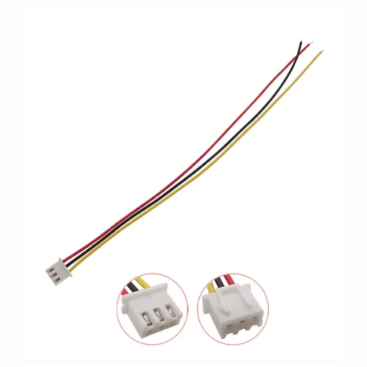 XH2.54 3-Pin Female Kabel – 15cm – Éénzijdige Stekker — afbeelding 1