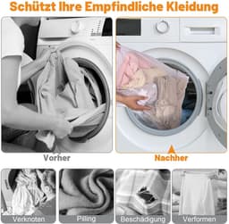 Waszak set - Bescherming voor kleding - 5 stuks - Polyester — thumbnail 3