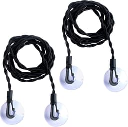 Simple Easy To Hang Anywhere Extendable Travel Clothes Line With Hooks Suction Cup For Outdoor Camping - 2PCS — thumbnail 1