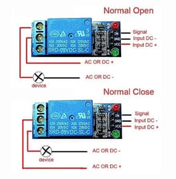 1-Kanaals 12V KF-301 Relais module – Low-Level Trigger – Compatibel met Arduino en Raspberry Relay — thumbnail 2