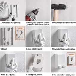2 stuks - Onzichtbare waslijn - Waslijn van roestvrij staal - Uitschuifbare waslijn - Draagbare reiswaslijn - Sterke waslijn - Metalen kabel voor buiten - Zilver — thumbnail 4