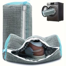 DW4Trading 2-delige Waszak Voor Schoenen met Rits in De Wasmachine - 16x36 cm — thumbnail 1
