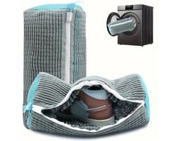 DW4Trading 2-delige Waszak Voor Schoenen met Rits in De Wasmachine - 16x36 cm — afbeelding 1
