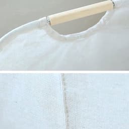 Katoen Wasmand - Waszak - Wasmand - Met handvaten - 30x30x40cm - Duurzaam - Hoge Capaciteit - Opvouwbaar -Wasbox - Organizer Kleding - Laundry Basket - Wasmanden - Vuile Klerenmand - Opbergmand - Eenvoudig — thumbnail 4