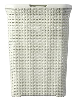 Curver Style Wasmand met deksel - 40L - Vintage/Gebroken wit — thumbnail 5