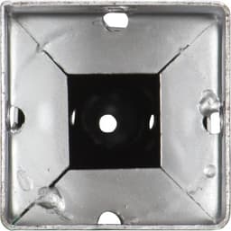 vidaXL - Grondpinnen - 2 - st - 10x10x57 - cm - gegalvaniseerd - staal - zilverkleurig — thumbnail 5