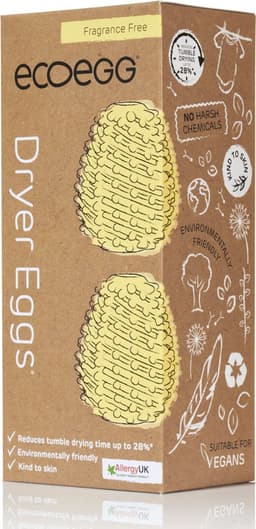 EcoEgg - Dryer Egg -  Geurloos - 2 stuks - 40 wasbeurten — thumbnail 2