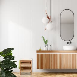 wasmand met kruk - 35 l - hout - stof - 51 x 39 x 39 cm - opbergkruk - naturel — thumbnail 4