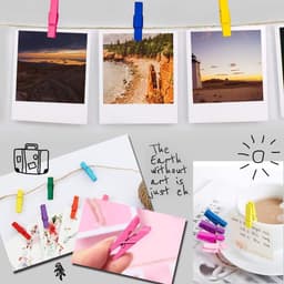 Kleurrijke Mini Houten Wasknijpers - 100 Stuks voor Fotografie en Decoratie — thumbnail 2