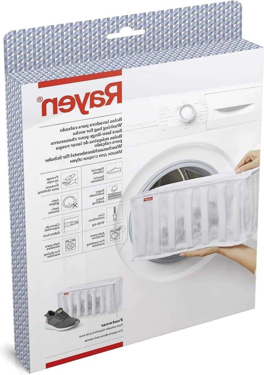 Droger Wasserijschoeisel voor Rayen - Herbruikbare beschermtas voor schoenwas - 34 x 16 x 19 cm wit — afbeelding 1