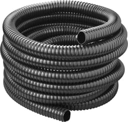 ProPlus Afvalwaterslang - 10 m - Afwatering - Temperatuurbestendig - Flexibel en Uittrekbaar - ø 32 mm - Voor het Geleiden van Afvalwater vanuit caravans/campers, vijvers en zwembaden - Afvoerkanaal - Zwart — thumbnail 1