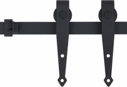vidaXL - Ophangset - voor - minischuifdeur - 183 - cm - koolstofstaal — thumbnail 4