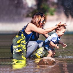 pakzak, drijvende droogrugzak, strandtas, lichte droogzak voor strand, boottochten, vissen, kajakken, zwemmen, rafting, camping, 5 l, 10 l, 15 l, 20 l, 30 l — thumbnail 5