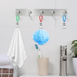 Solidchoice - 10 Stuks Veelkleurige Handdoekhangers — thumbnail 5