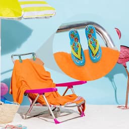 Solidchoice - Set van 4 Strandhanddoek Klemmen in Leuke Stijl — thumbnail 5
