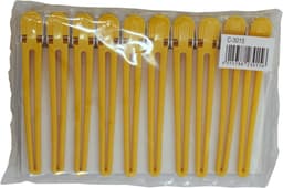 Haarklemmen Combi-clips - Compartimentklemmen Haarclips - Haar Stylen en Knippen - Sterke Roestvrijstalen Veer - 10 stuks 95 cm - Roze — thumbnail 2