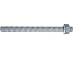 Ankerstang - Bevestigingsstaaf Montagebout - Constructie Bevestigen - Universele Injectiemortel Oplossing - M16 x 250 cm - Zilverkleurig