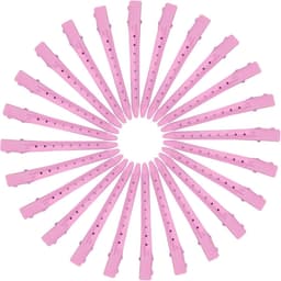 Eendenbek Haarclips - Krokodillenklemmen Styling - Haar Stylen - Roestvrij Metaal - 8.5 cm - Roze — thumbnail 5