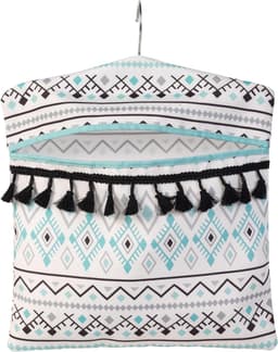 Wasknijperzak - Knijperzak Ophangbaar - Kleding Ophangen - Gemakkelijk Ophangen - 33 x 30 cm - Aztec Print — thumbnail 4