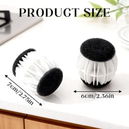 Dierenhaarverwijderaar Wasmachine - Pluisballen Haarvanger - Wassen Zonder Haren - Voorkomt Klitten Rimpels - 20 gram - Niet gespecificeerd — thumbnail 2