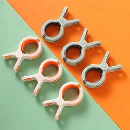 handdoekklemmen voor strandstoelen - 8 stuks wasknijpers groot, windbestendig, anti-slip, badhanddoekklemmen stabiel, strandhanddoekklemmen — thumbnail 4
