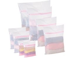 Wasnet voor wasmachine, waszak met ritssluiting, herbruikbaar, voor ondergoed, sokken, babykleding, 5 maten