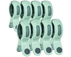 8 stuks grote strandhanddoekclips winddichte handdoekclips voor strandstoelen, wasknijpers, strandhanddoekclips, stevige handdoekclips voor ligstoelen, zwembadstoel, ligstoel, beddengoed, kleding