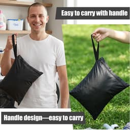 Waterdichte waszak 40 x 50 cm, herbruikbare natte zak met ritssluiting voor zwemkleding, strandhanddoeken en sportoutfits — thumbnail 2