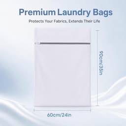 Waszakken, grote waszakken voor gordijnen, mantels, beddengoed, reizen en babykleding — thumbnail 3