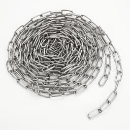 SnelShoppen - 3mm RVS Ketting 6 Meter - Sterke Link Chain van 304 Roestvrij Staal voor Hangen, Hond Leiding, Tuin, Kledinglijn, Meubel en Dagelijks Ge — thumbnail 1