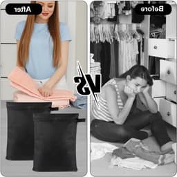 Set van 2 Waterdichte Waszakken voor Vochtige Kleding, Ideaal voor Badkleding, Sportkleding en Strandhanddoeken, Herbruikbare Organizer met Rits van 39.5×27.5cm — thumbnail 3