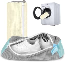 SnelShoppen - Schoenenwaszak set van 2, wasmachine vriendelijk, schoenenwaszak voor dieptereiniging, hoogwaardige materialen, ideaal voor sport- en ca — thumbnail 1