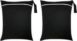 Waterdichte waszak met ritssluiting - 2 stuks herbruikbare natte zakken voor zwemkleding, strandhanddoeken en sportkleding — thumbnail 1